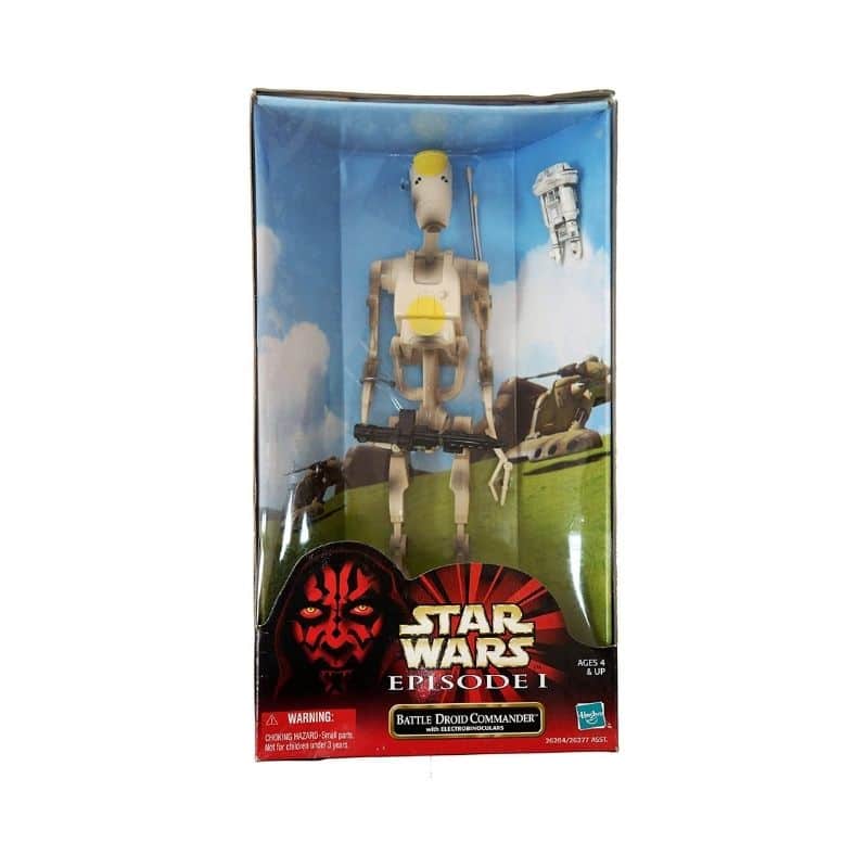 Star Wars Hasbro Episode I 1999 Action Collection 12" Battle Droid Commander New 