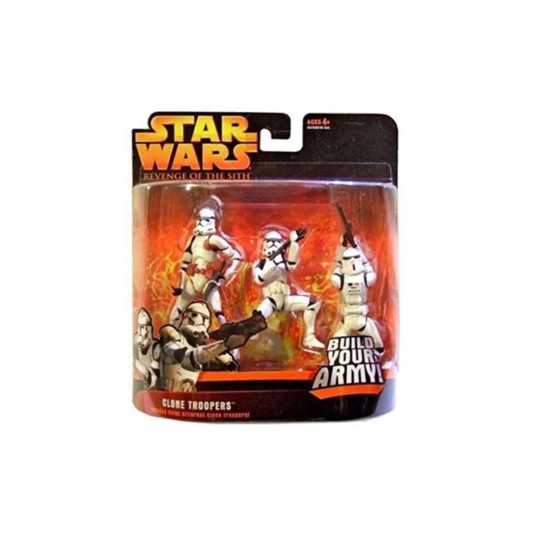 Clone Troopers Build Your Army 3 Pack Red Revenge Of The Sith