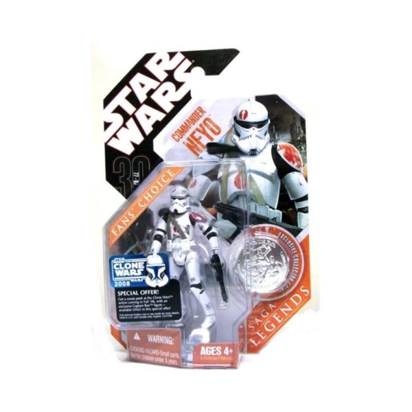 Commander Neyo Star Wars 30th Fans Choice Silver Coin Saga Legends 3.75