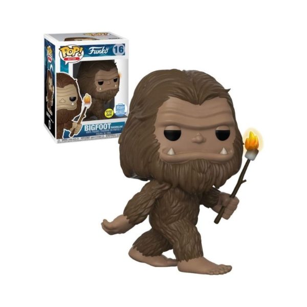 Funko Pop Bigfoot # 16 With Marshmallow Stick Limited GITD