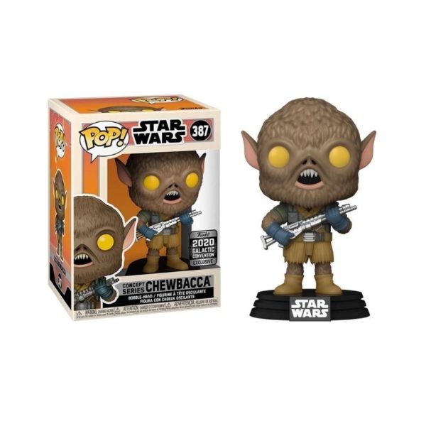 Funko Pop Chewbacca # 387 Concept Series Galactic Convention Exclusive