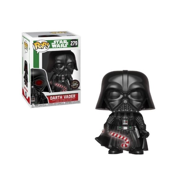 Funko Pop Darth Vader # 279 Glow In The Dark Candy Cane Chase