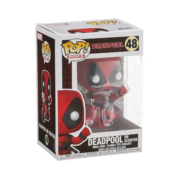 Funko Pop Deadpool On Scooter # 48 Marvel Rides