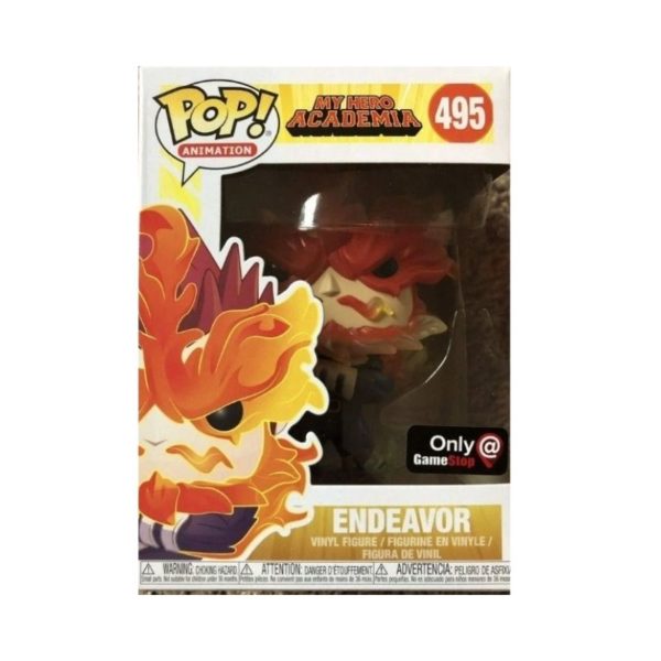 Funko Pop Endeavor # 495 My Hero Academia Gamestop Exclusive