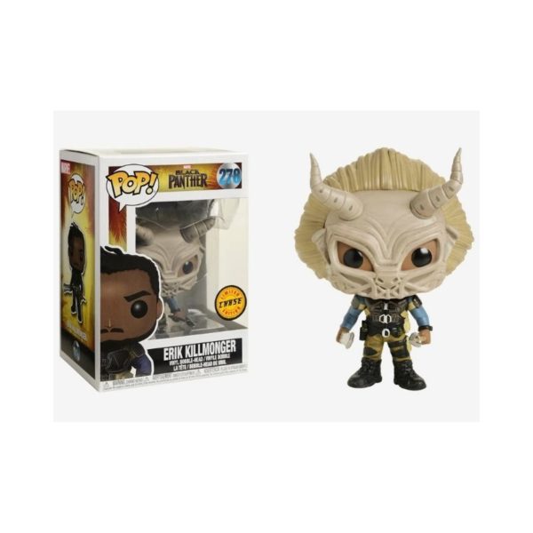 Funko Pop Erik Killmonger # 278 Black Panther Chase