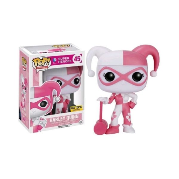 Funko Pop Harley Quinn # 45 Pink Hot Topic Exclusive Batman