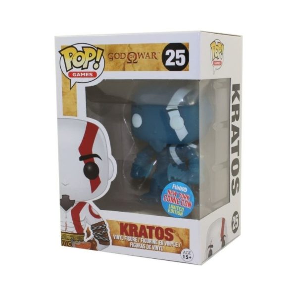 Funko Pop Kratos # 25 God Of War NYCC Exclusive GITD