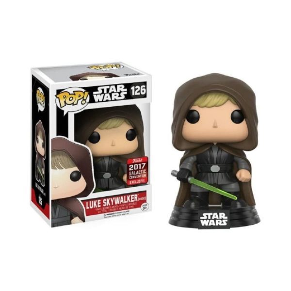Funko Pop Luke Skywalker # 126 Hood Star Wars Exclusive