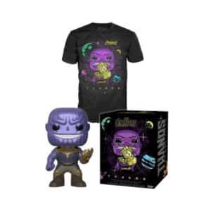 Funko Pop Marvel Collectors Box Thanos In Space & T Shirt Size Large