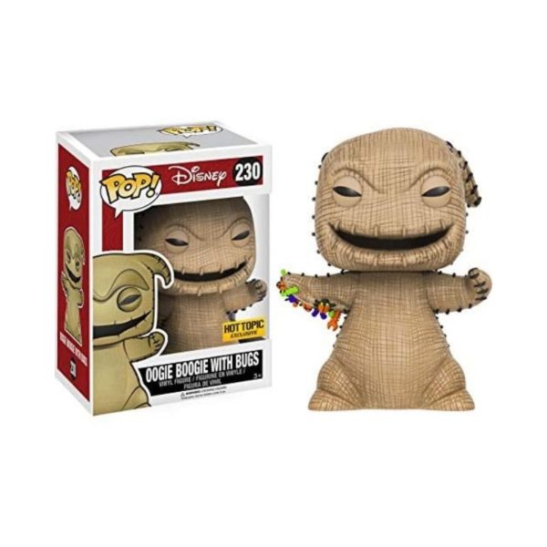 Funko Pop Oogie Boogie With Bugs # 230 Nightmare Before Christmas Hot Topic Exclusive