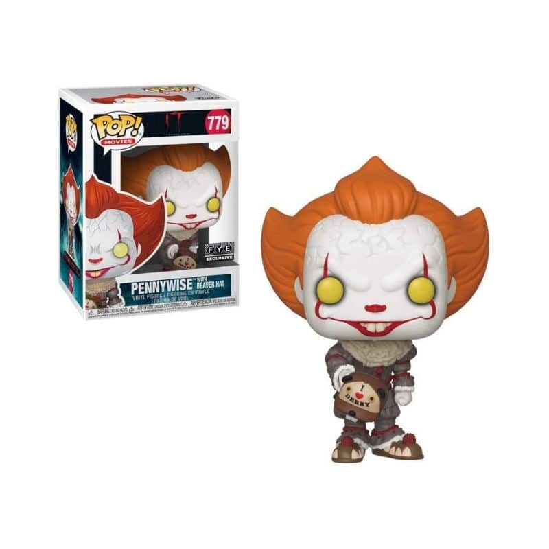 PENNYWISE WITH BEAVER HAT #779 IT CHAPTER 2 FYE EXCLUSIVE FUNKO POP 
