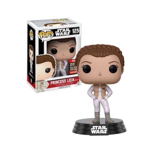 Funko Pop Princess Leia Hoth # 125 Star Wars 2017 Galactic Convention Exclusive