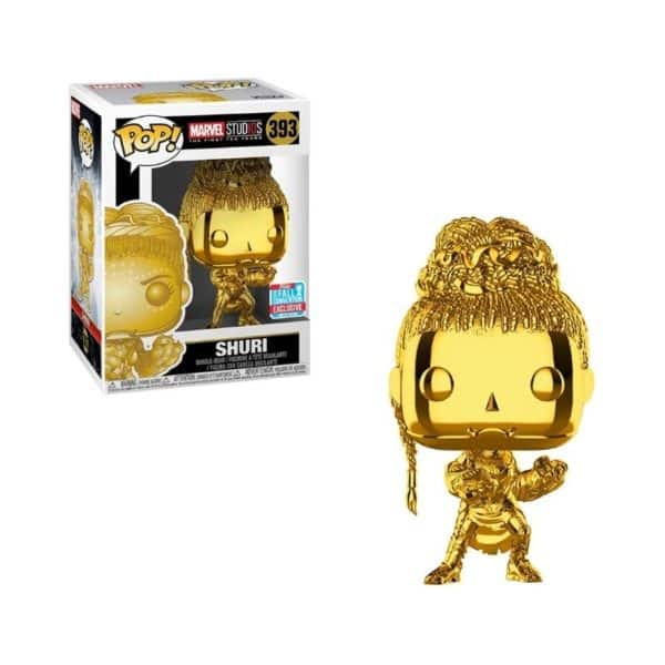 Funko Pop Shuri # 393 Black Panther Gold Fall Convention Exclusive Marvel