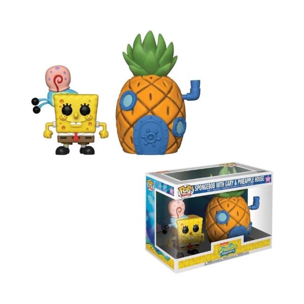 Funko Pop Spongebob Squarepants With Gary & Pineapple House # 02