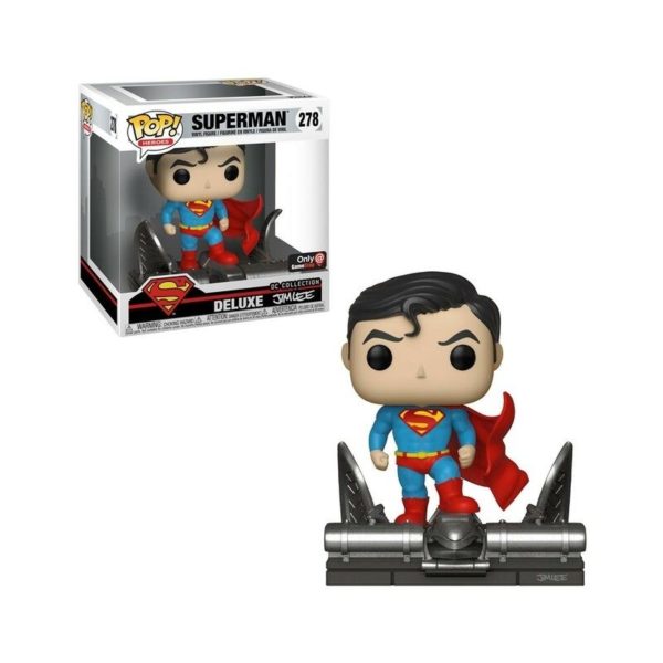 Funko Pop Superman Deluxe # 278 Jim Lee Dc Exclusive