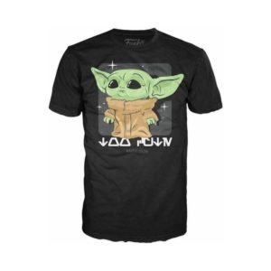 Star Wars The Mandalorian The Child T Shirt Too Cute Black 2XL