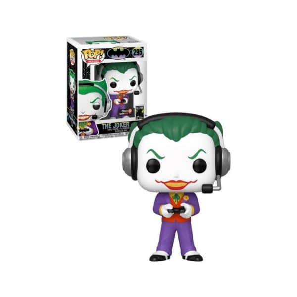 Funko Pop The Joker # 295 Gamer Gamestop Exclusive