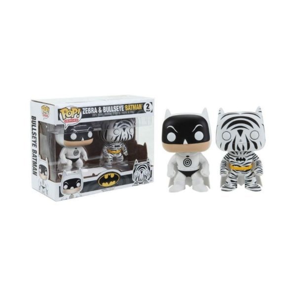 Funko Pop Zebra & Bullseye Batman 2 Pack Hot Topic Exclusive