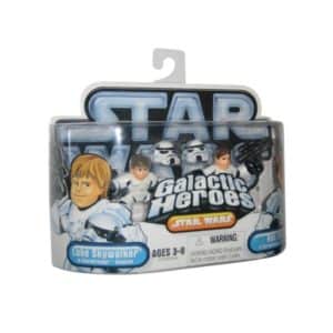 Galactic Heroes Luke Skywalker & Han Solo Stormtrooper Star Wars