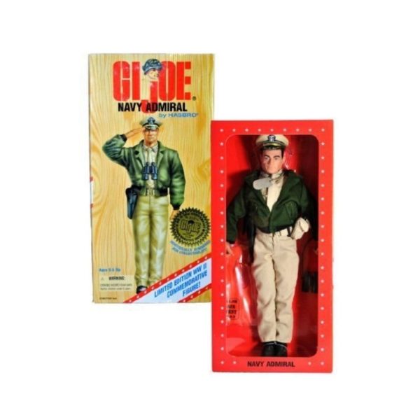 Gi Joe Navy Admiral Officer WWII 50th Anniversary Commemorative 12 Inch