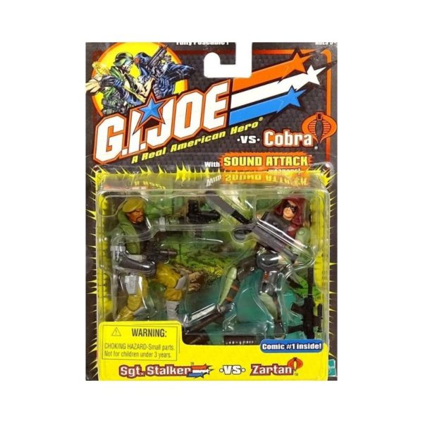 Gi Joe Sgt Stalker Vs Zartan 3.75 Inch