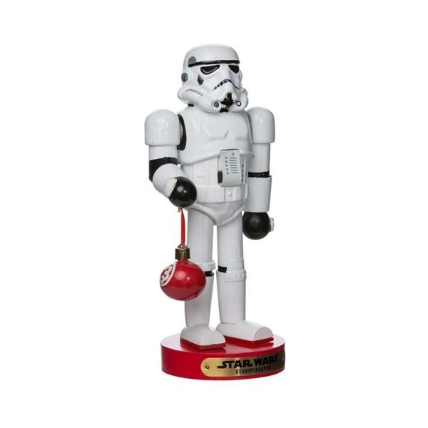 Kurt Adler Stormtrooper With Ball Ornament Nutcracker 12 Inch