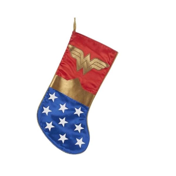 Kurt Adler Wonder Woman Christmas Stocking