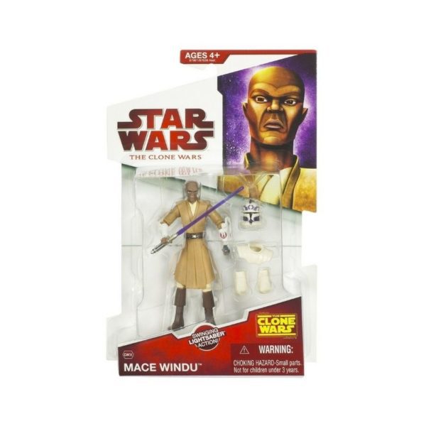 Mace Windu CW06 Star Wars Clone Wars Animated 3.75