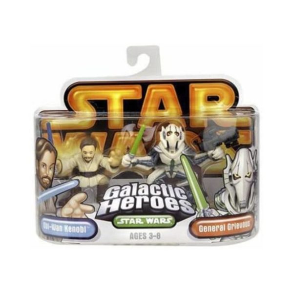 Obi Wan Kenobi & General Grievous Star Wars Galactic Heroes 2 Pack