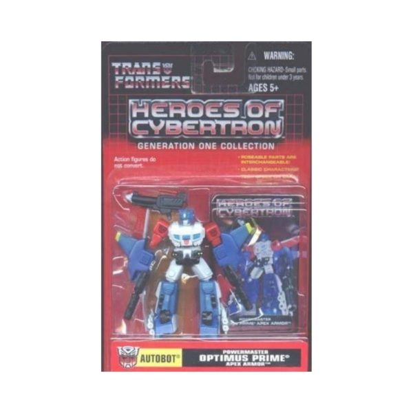 Optimus Prime Apex Armor Transformers Heroes of Cybertron Powermaster 3 Inch