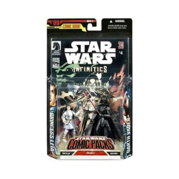 Princess Leia Darth Vader Dark Horse Comic Pack 3.75