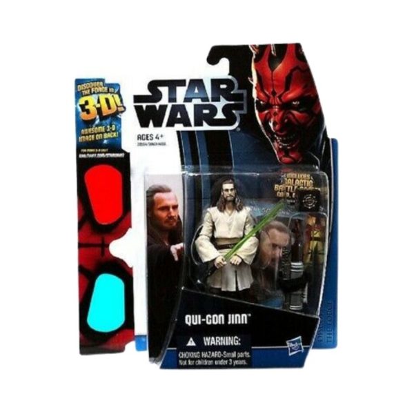 Qui Gon Jinn Star Wars Discover the Force Exclusive 3D Glasses 3.75