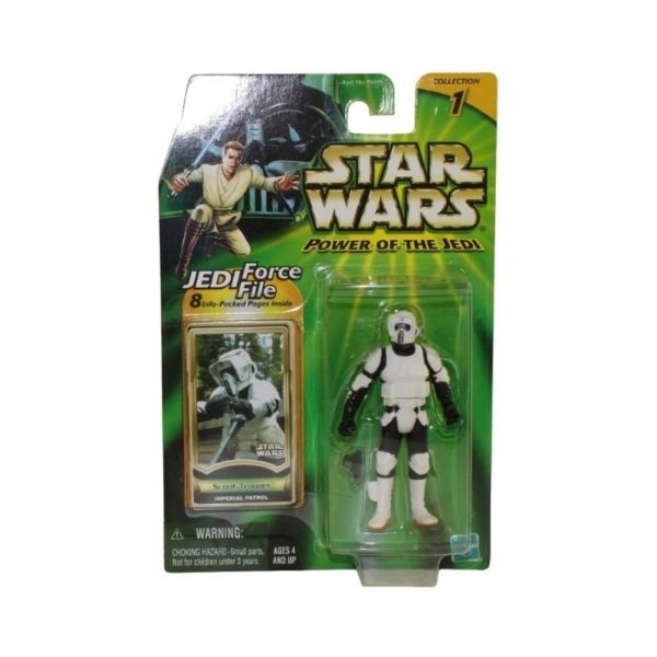Scout Trooper Imperial Patrol Star Wars Power Of The Jedi Force File 3.75
