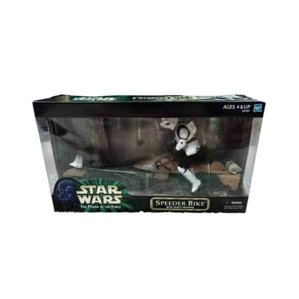 Speeder Bike With Scout Trooper Star Wars Power Of The Force 12 Inch