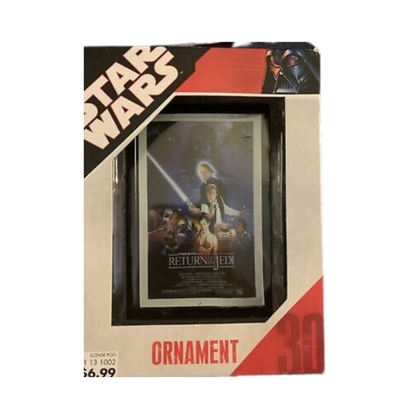 Star Wars 30th Aniversary Trilogy Movie Poster Christmas Ornament