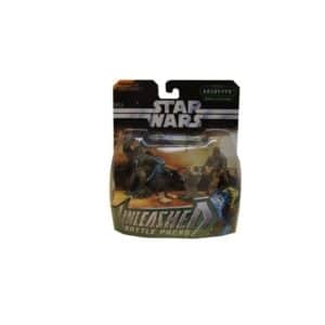 Star Wars Unleashed Battle Pack Yoda Captain Tarfful Chewbacca, Aayla Secura Micro