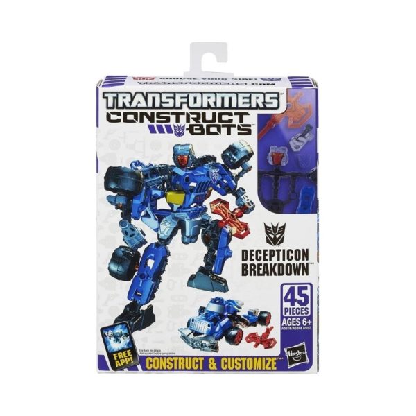 Transformers Breakdown Construct Bots Scout Class Decepticon Buildable Figure
