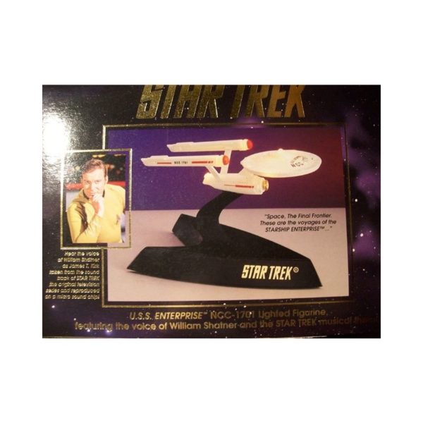 USS Enterprise NCC-1701 Lighted Voice Of William Shatner & The Star Trek Musical Theme
