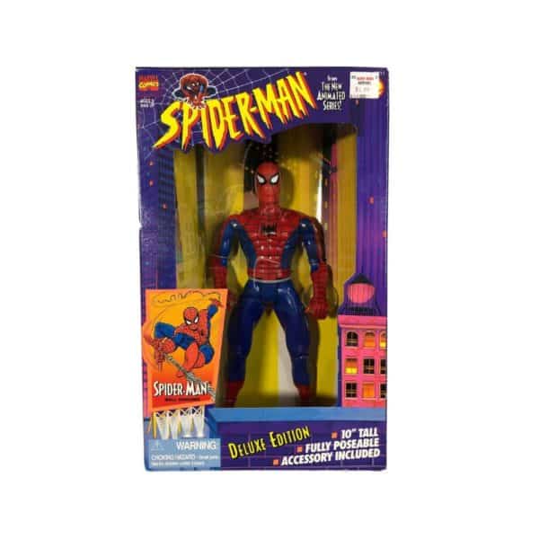 Spiderman Deluxe Edition Toy Biz Animated Series 10 Inch