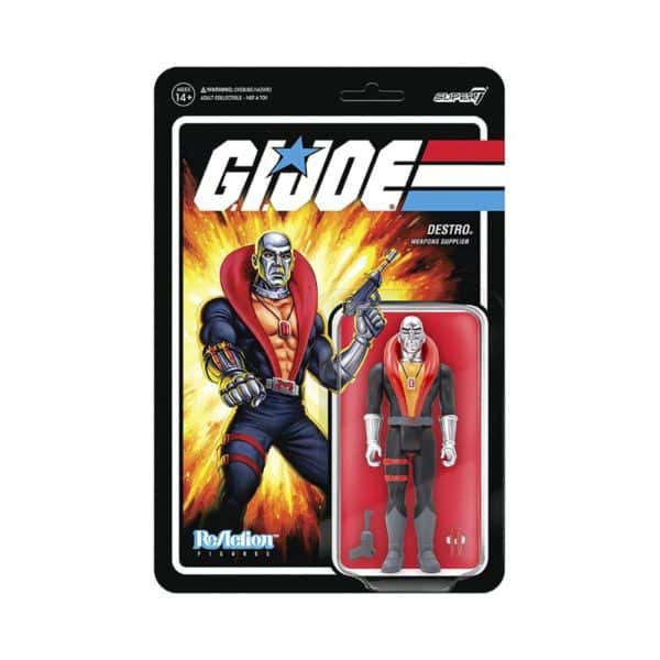 GI Joe Destro Reaction Figure Super 7 3.75