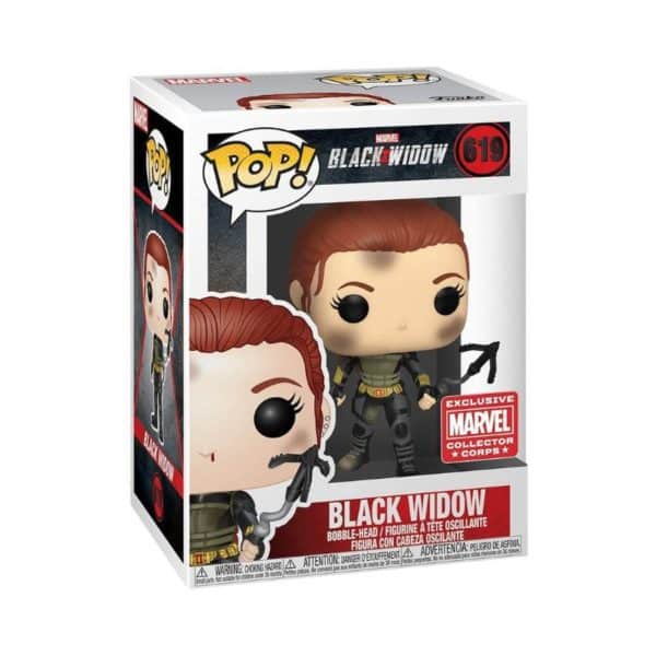 Funko Pop Black Widow # 619 Marvel Collector Corps Exclusive