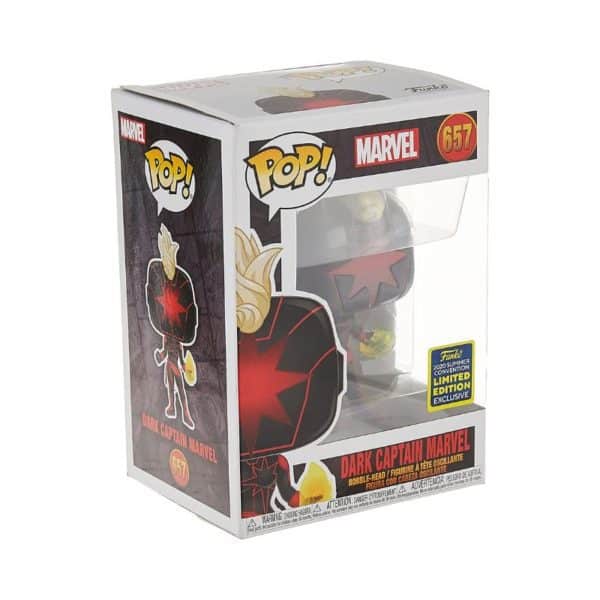 Funko Pop Dark Captain Marvel # 657 Marvel Convention Exclusive