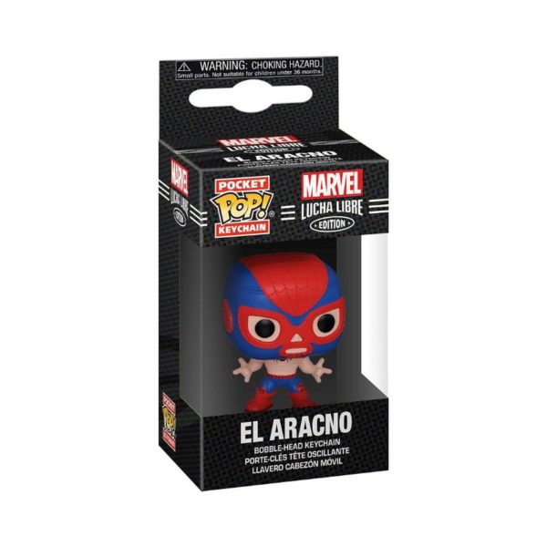 Funko Pop Keychain El Aracnno Lucha Libre Edition Spiderman