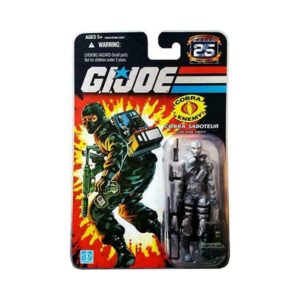 Gi Joe Firefly Cobra Saboteur 25th Anniversary Hasbro 3.75