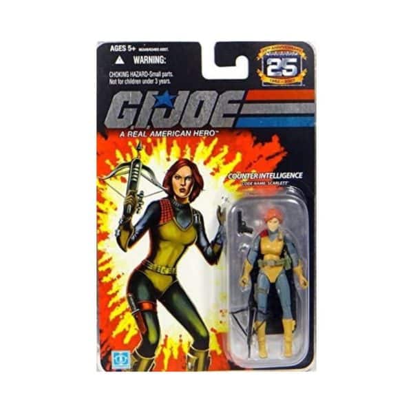 Gi Joe Scarlett Counter Intelligence 25th Anniversary Hasbro 3.75